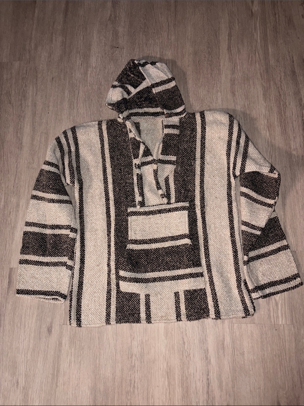 Hooded Baja Pullover Sweater